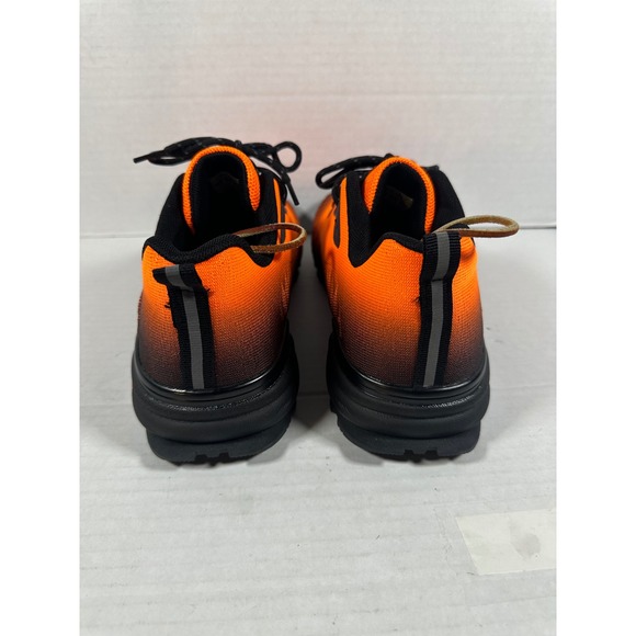 Kricely Trail Running Shoes Mens Size 10.5 Orange Black Athletic Sneakers‎ - Picture 5 of 11
